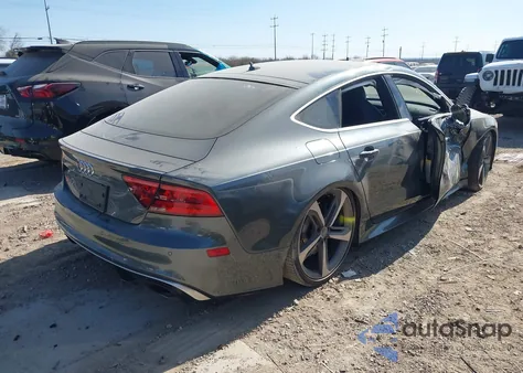 2015 Audi Rs 7 4.0T Prestige из США, поврежденный, VIN WUAW2AFC6FN900721